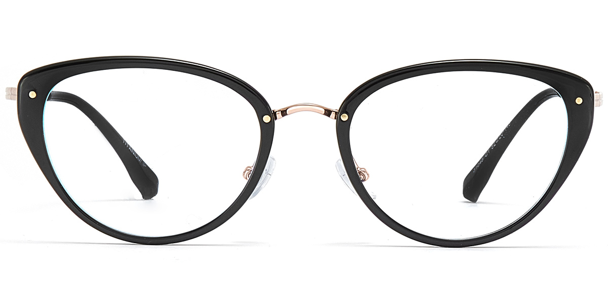 Acetate & Titanium Cat Eye Frame F9995