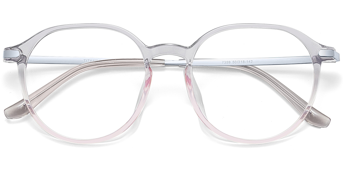 Acetate & Titanium Square Frame F9997