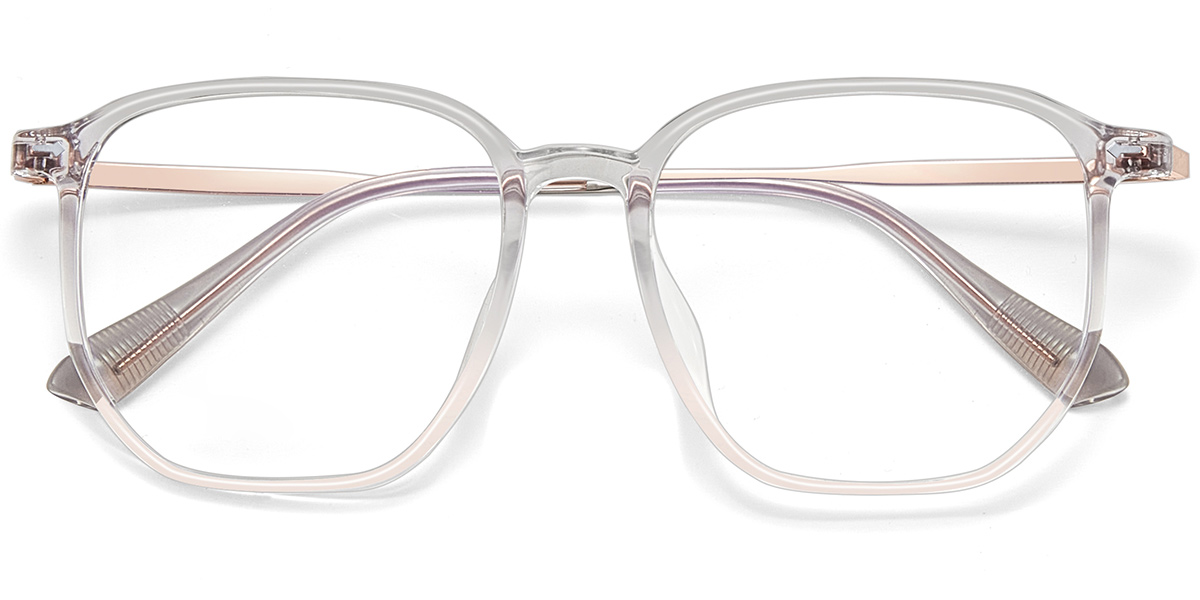 Acetate & Titanium Square Frame F9999