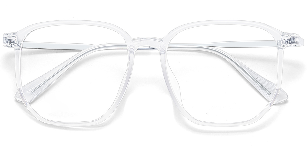 Acetate & Titanium Square Frame F9999