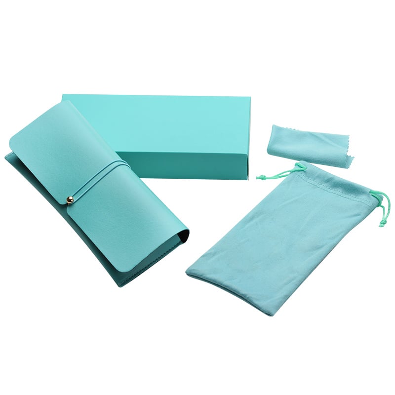 Eyeglasses Glasses Case Set green