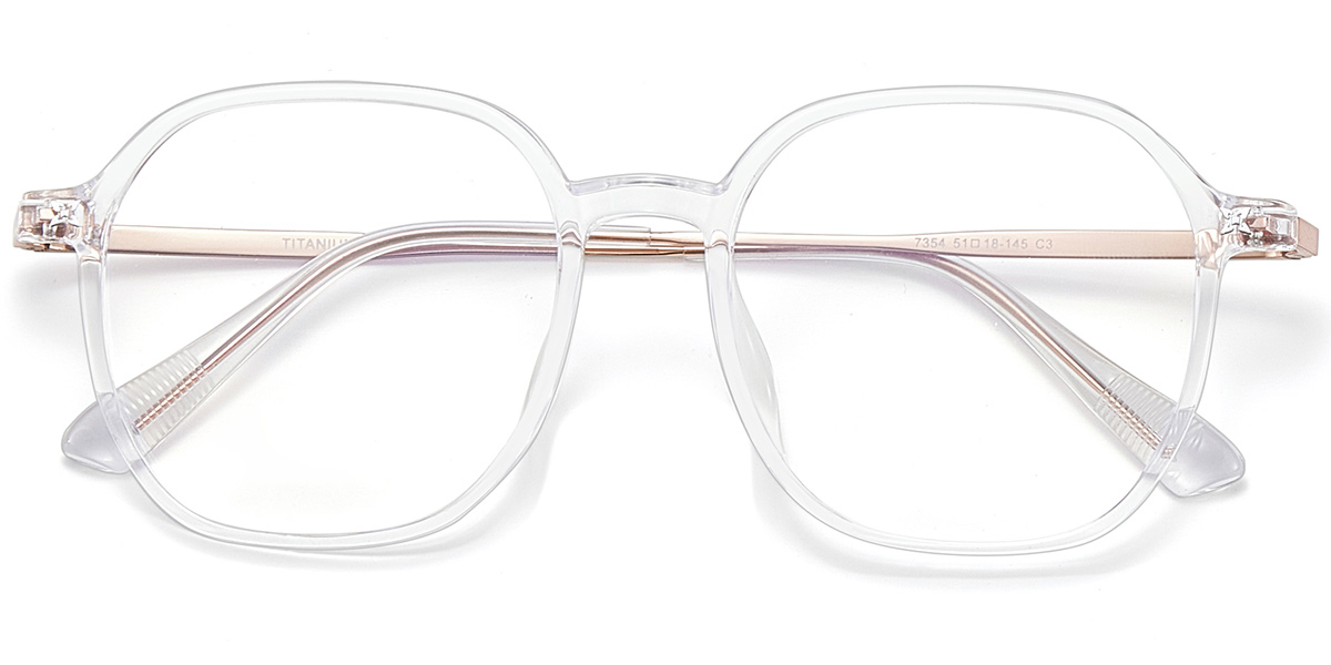 Acetate & Titanium Square Reading Glasses RF10001