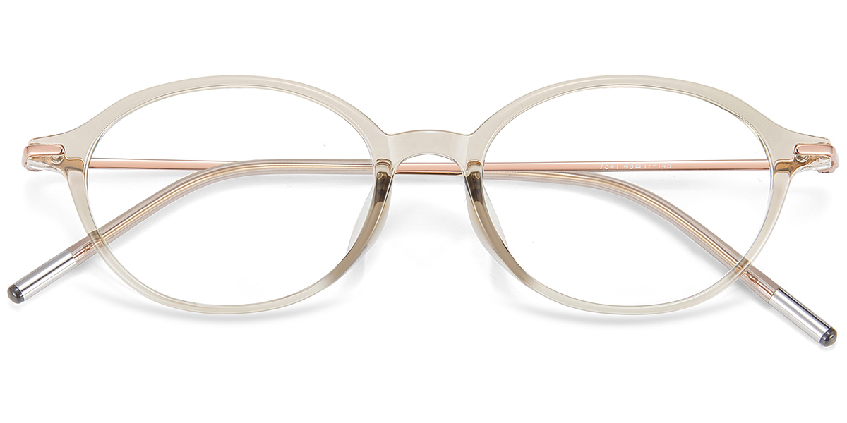 Acetate & Titanium Oval Reading Glasses RF10051