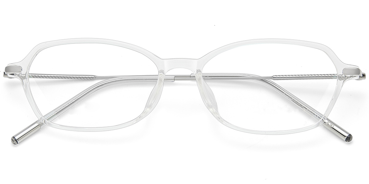 Acetate & Titanium Rectangle Reading Glasses RF10058