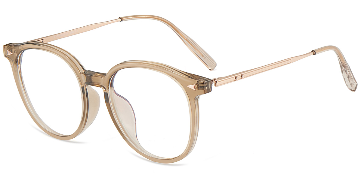 Acetate & Titanium Square Reading Glasses gradient_green
