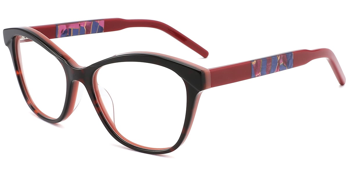 Acetate Square Reading Glasses black