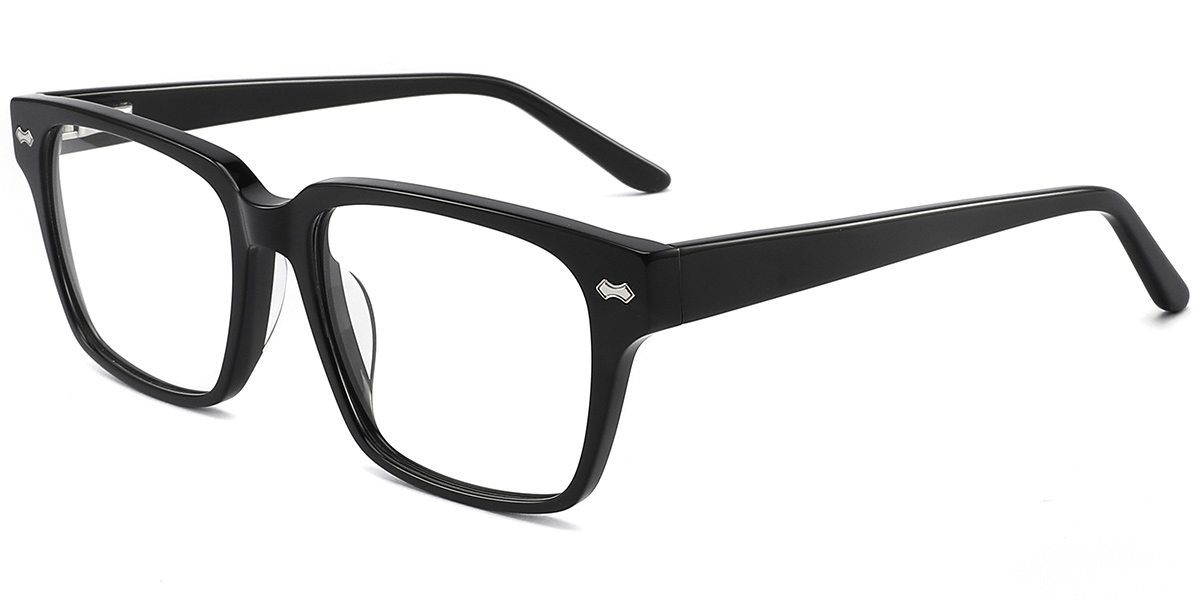 Acetate Square Reading Glasses black