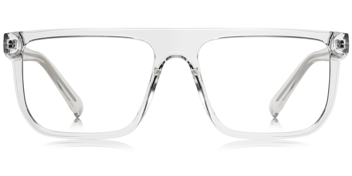 Square Reading Glasses translucent