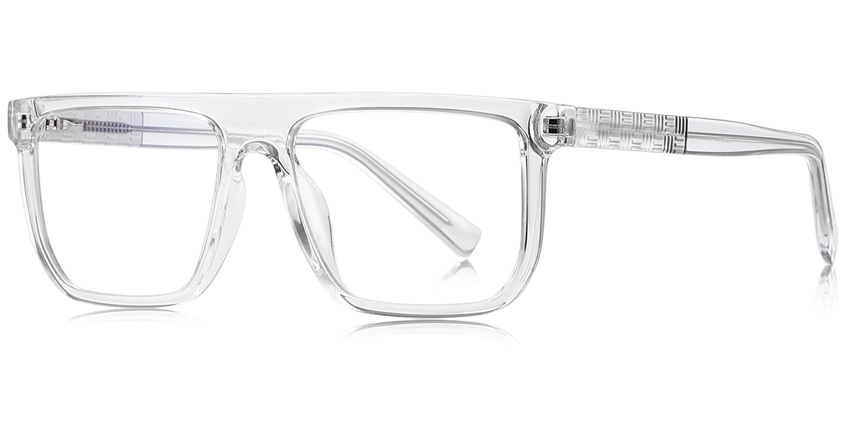 Square Reading Glasses translucent