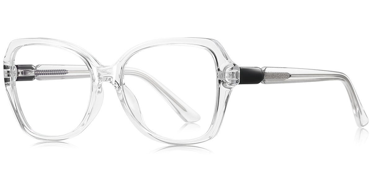 Square Reading Glasses translucent