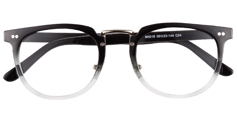 Square Reading Glasses translucent-black