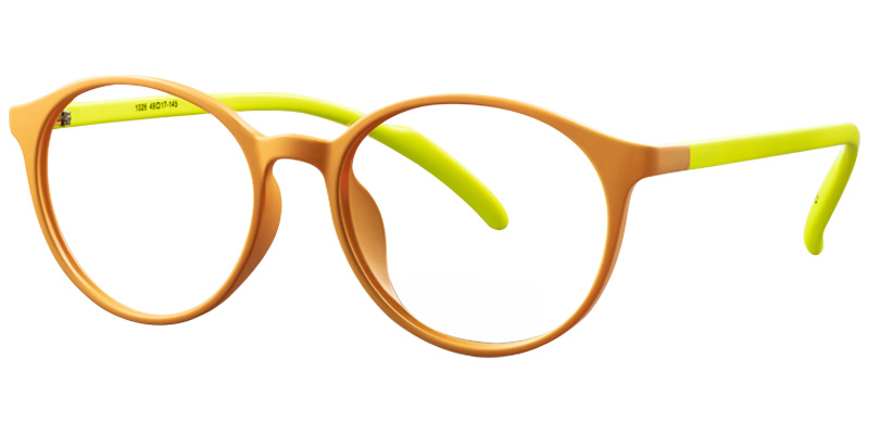 Round Reading Glasses yellow