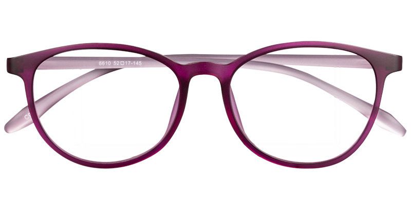 Square Reading Glasses purple