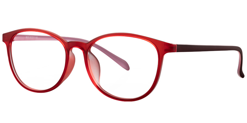 Square Reading Glasses red