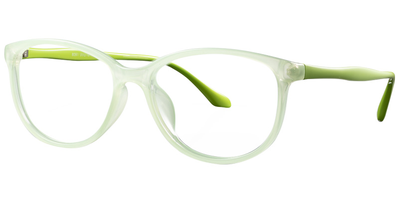 Oval Reading Glasses green