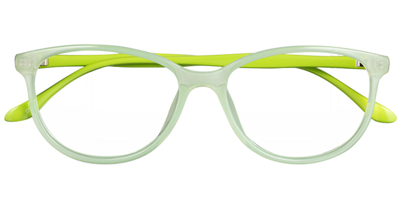 Oval Reading Glasses green