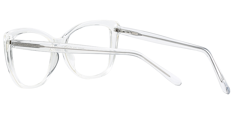 Square Reading Glasses translucent