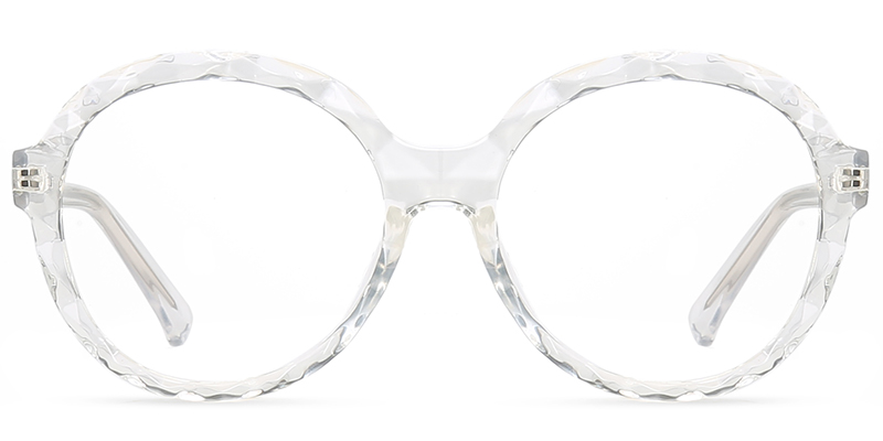 Round Reading Glasses translucent