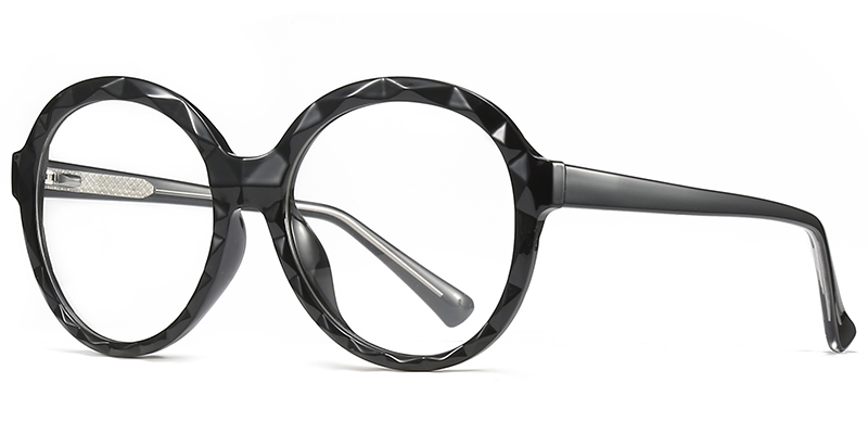 Round Reading Glasses black