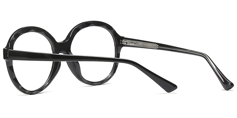 Round Reading Glasses black