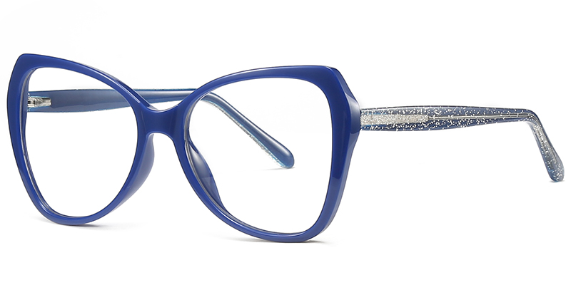 Butterfly Reading Glasses blue