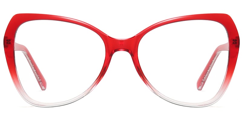 Butterfly Reading Glasses red