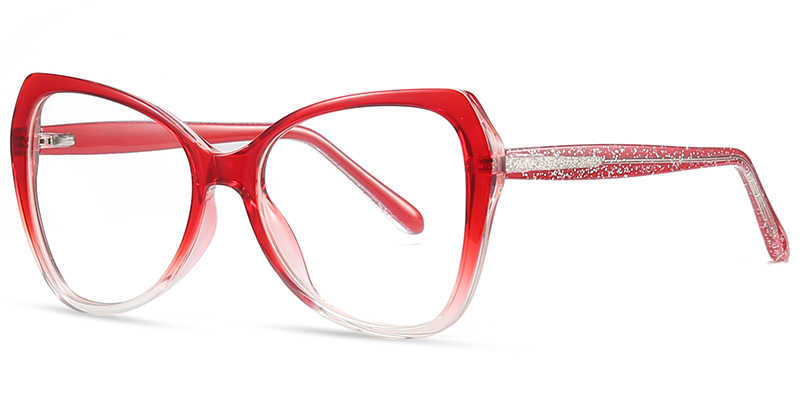 Butterfly Reading Glasses red