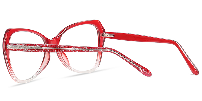 Butterfly Reading Glasses red