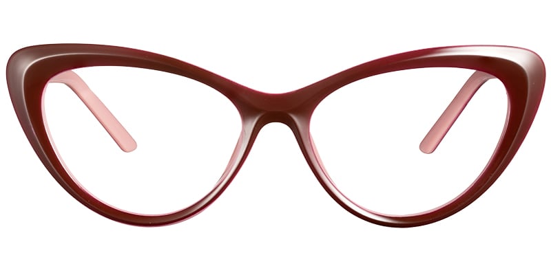 Cat Eye Reading Glasses red