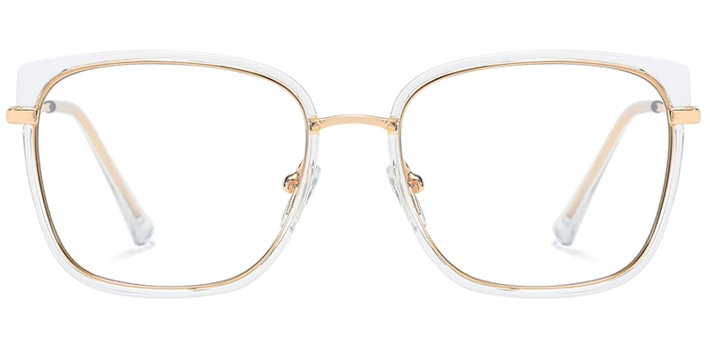 Square Reading Glasses translucent