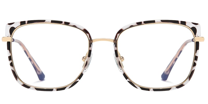 Square Reading Glasses tortoiseshell-black