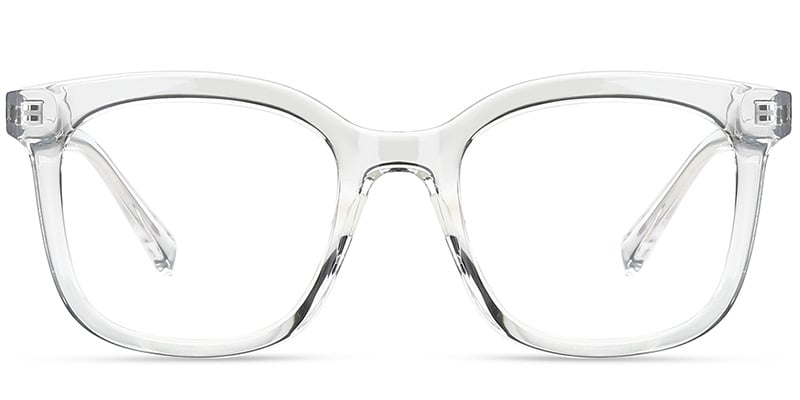 Square Reading Glasses translucent