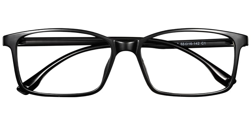 Rectangle Reading Glasses bright_black