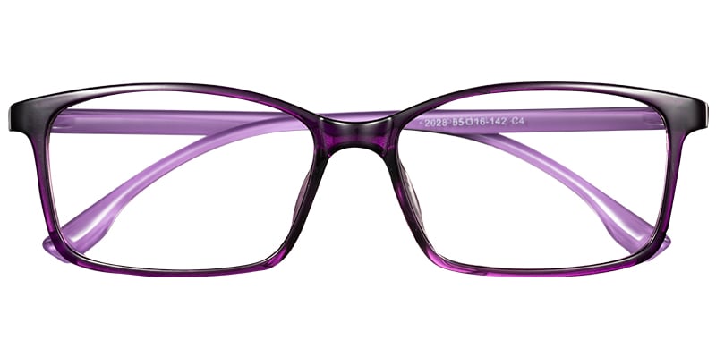 Rectangle Reading Glasses purple