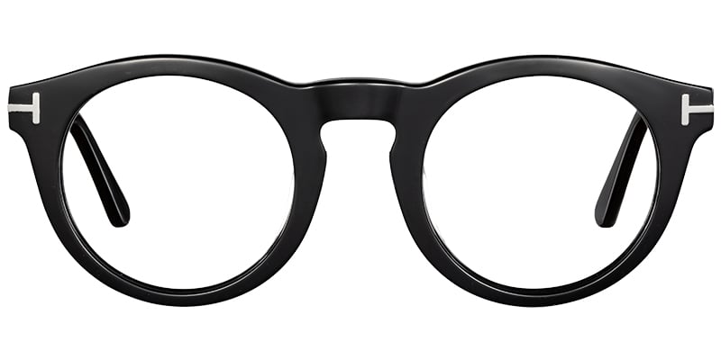 Acetate Round Reading Glasses black