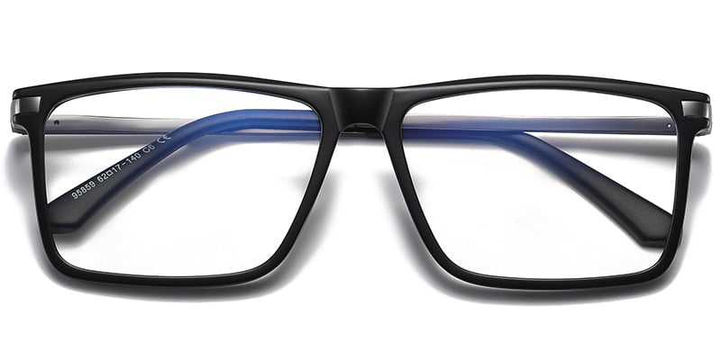 Round Reading Glasses matte-black