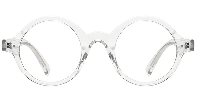 Round Reading Glasses translucent