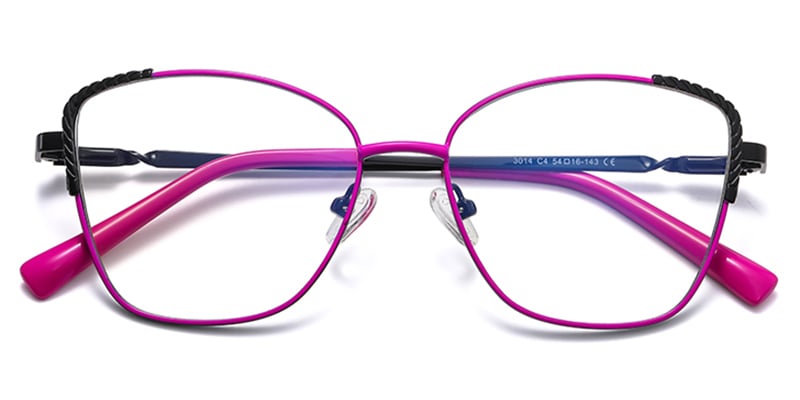 Square Reading Glasses rose