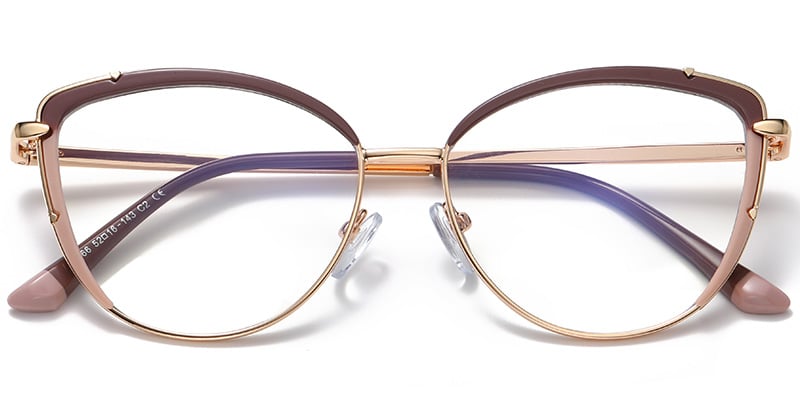 Cat Eye Reading Glasses rose