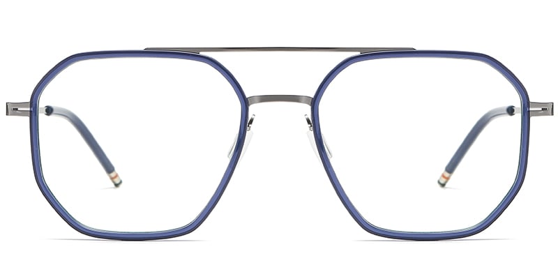 Aviator Reading Glasses translucent-blue