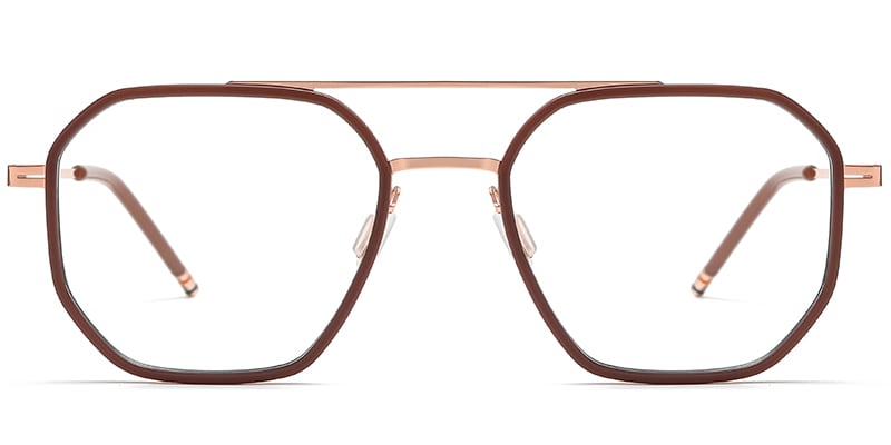 Aviator Reading Glasses brown