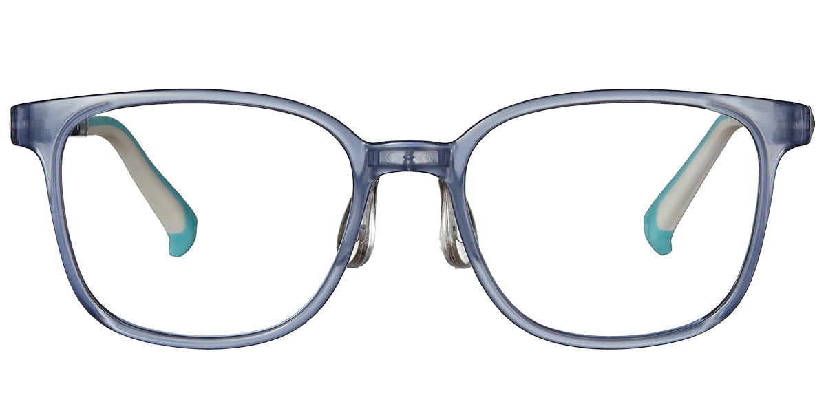 Kid's Square Reading Glasses light_blue