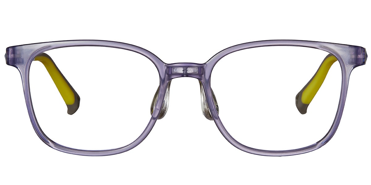 Kid's Square Reading Glasses purple