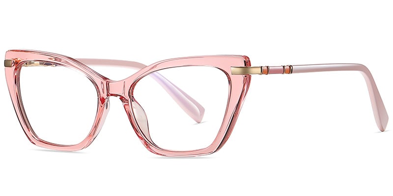 Rectangle Reading Glasses pink