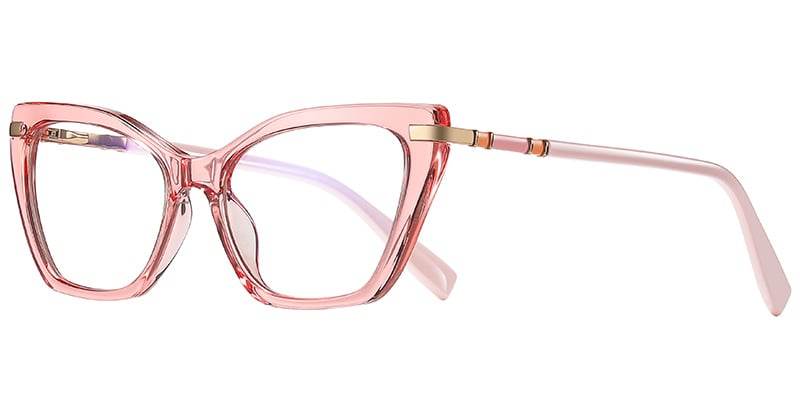 Rectangle Reading Glasses pink