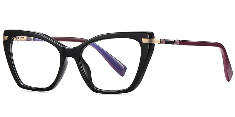 Rectangle Reading Glasses bright_black