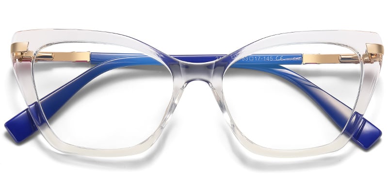 Rectangle Reading Glasses translucent