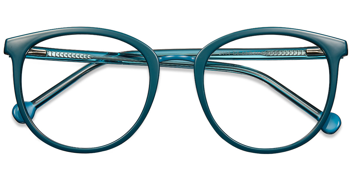 Oval Reading Glasses green