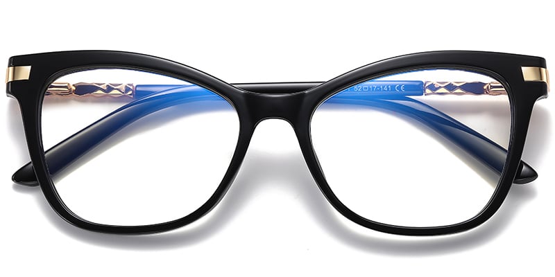 Rectangle Reading Glasses bright_black