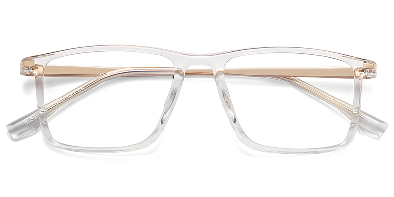 Rectangle Reading Glasses translucent-white